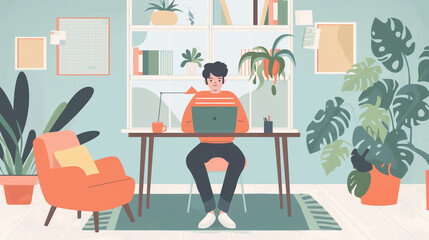 working from home, remote work