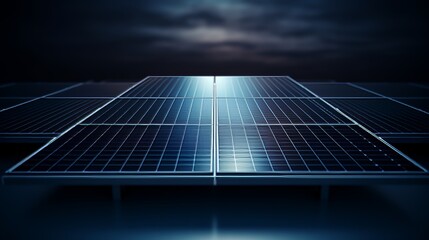 Isolated solar panels sustainable energy source on white background for alternative renewable energy