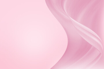 Soft light pink background with curve pattern graphics for digital design web template background backdrop wallpaper