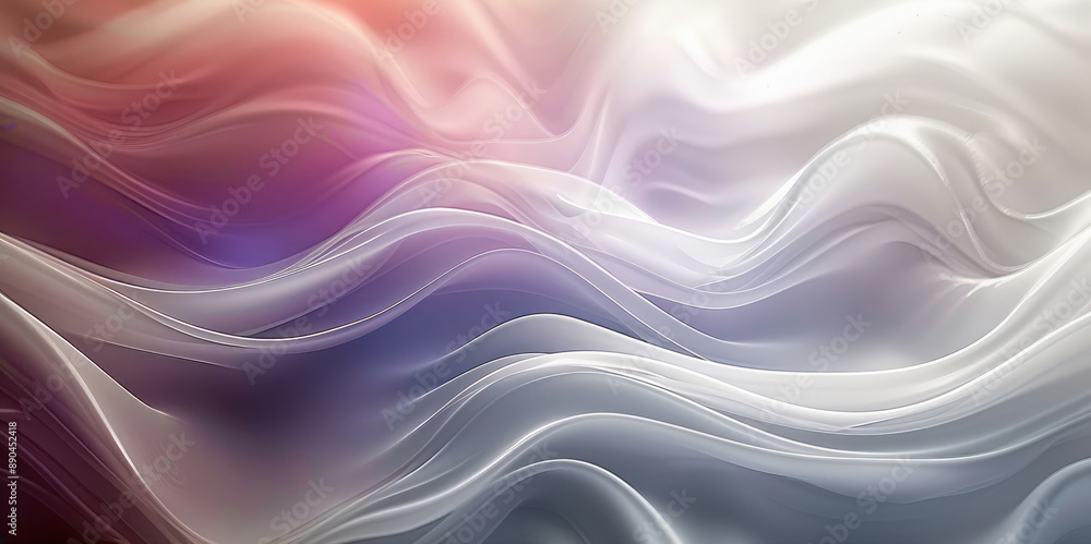 Aufkleber Abstract wallpaper design with a blurred texture creating a backdrop with copy space. Generative AI.