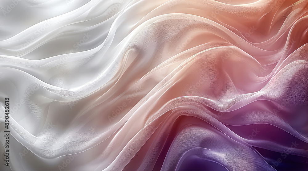 Leinwandbilder Abstract wallpaper design with a blurred texture creating a backdrop with copy space. Generative AI.