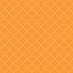 Seamless cone pattern with cartoon style, these are also shaped like wafers and waffles