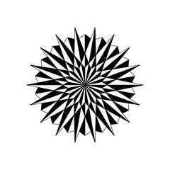 snowflake isolated on white background