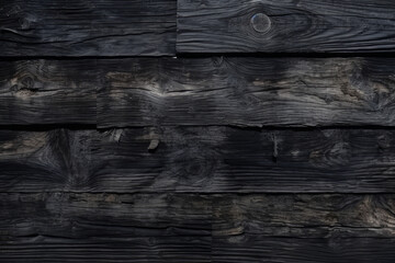 Fototapeta premium Processed collage of smoking wood planks surface texture. Background for banner, backdrop