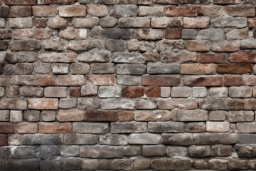 Obraz premium Processed collage of ancient brick wall surface texture. Background for banner, backdrop or texture