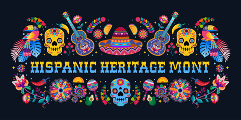 hispanic heritage month background