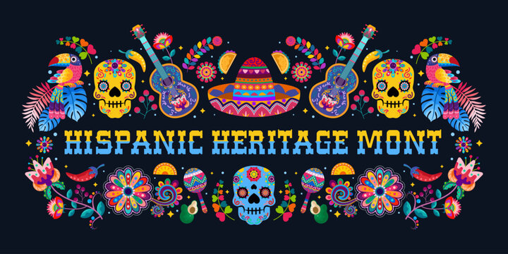 hispanic heritage month background