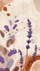 Delicate Floral Watercolor Background, Frame,  for Social Media Posts, Banner, Wedding Invitation, Web. Watercolor flower ornaments on white background.