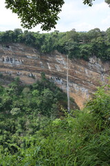 waterfall in the forest, waterfall, Forest, Beautiful nature,  Nature, Thailand, Nam Nao Canyon, Phetchabun 