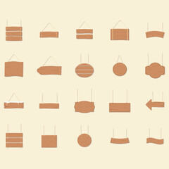 Hanging Wooden Board