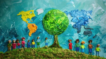 People from different countries and classes working together to preserve the earth's ozone layer is a great reflection of unity.