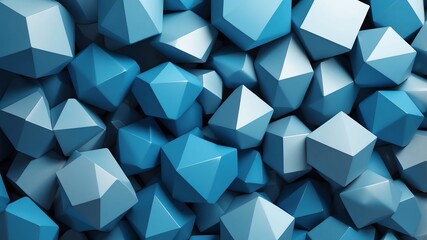 blue geometric shapes abstract background design