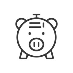 minimalist financing line art icon logo symbol