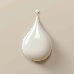 Fototapeta premium Isolated Sunscreen Droplet: Protective Skincare Lotion on White Background. AI-Generated 4K High-Resolution Wallpaper for Commercial Advertising, Editorial Use, and Event Invitations. Abstract Represe