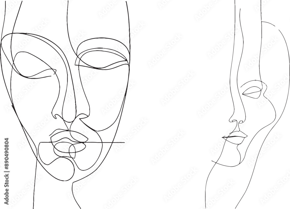 Aufkleber continual line diagram of a calendar based on a single line drawing. individual line diagram of a ca