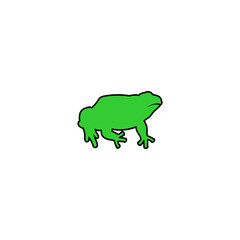 Sticker Green Frog Collection