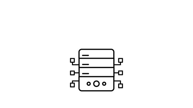 RDP or Virtual Computer connection Using Laptop Explained Stock animation, Desktop Sharing Cloud computing and Internet hosting services Clip, Screen Sharing Pre-built virtual machines animated video
