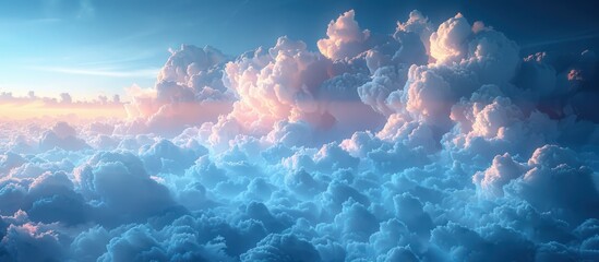 Aerial View of a Majestic Cloud Formation