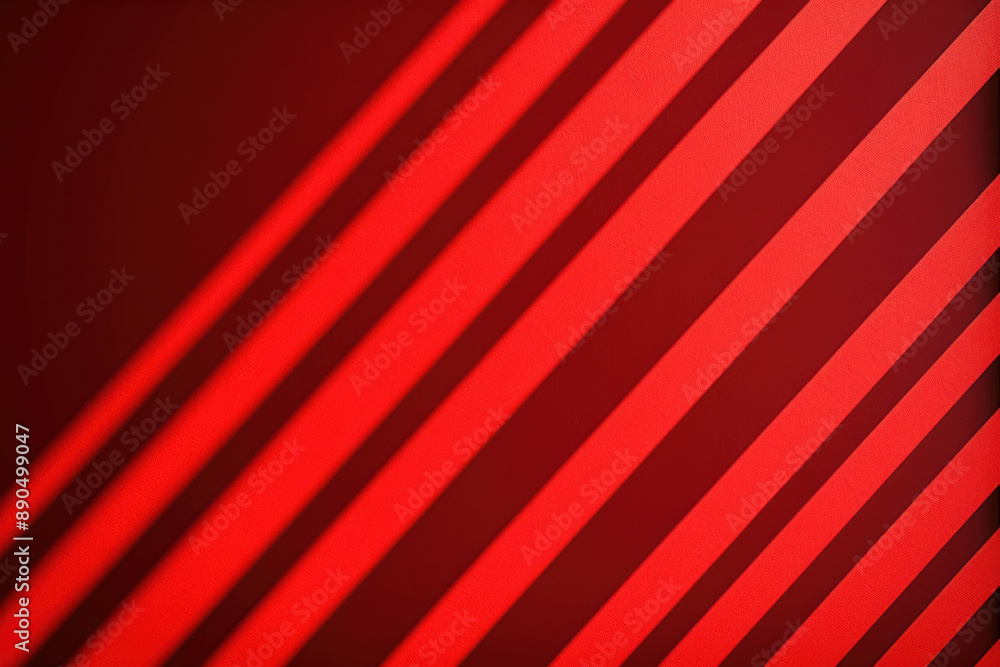 Aufkleber abstract background featuring bold red diagonal stripes casting dynamic shadows, creating a dramatic