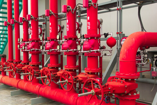 Water sprinkler and fire alarm system