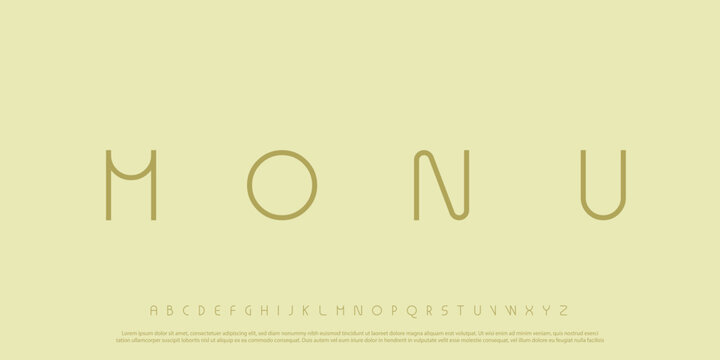 Minimalist Monu Font for Modern Graphic Design Projects
