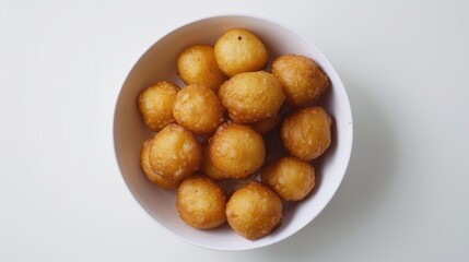 Fried Doughnuts on Table