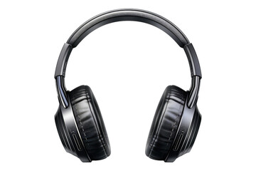 Wireless headphone isolated on transparent background