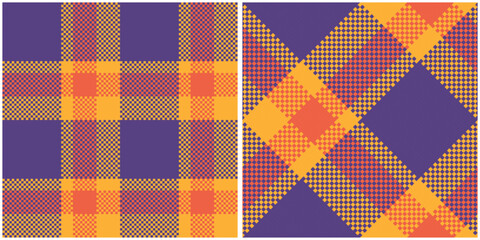 Tartan Plaid Vector Seamless Pattern. Checker Pattern. Template for Design Ornament. Seamless Fabric Texture.