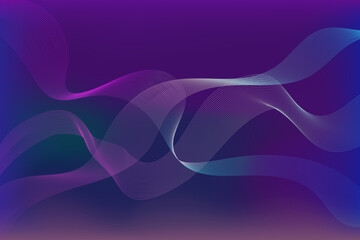 Digital technology banner purple blue background concept with technology light effect