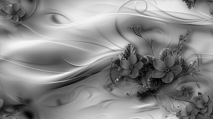Seamless floral pattern with abstract floral background Flower garden prepared for digital print or postcard on textile
