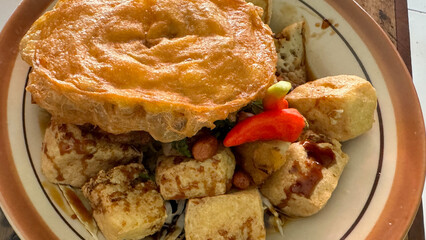 Tahu Kupat Traditional from Surakarta Central Java Indonesia