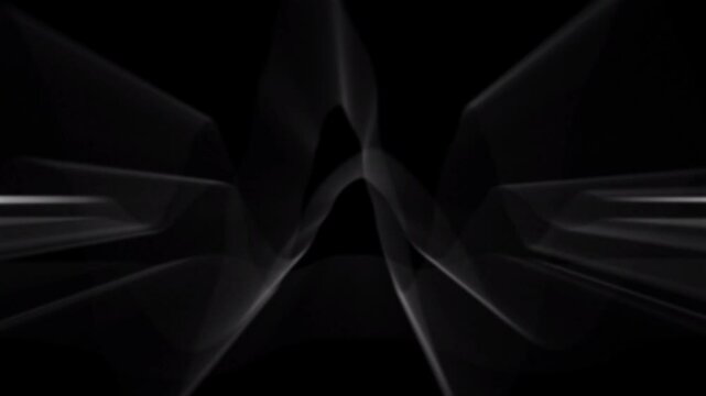 Audio waveform. Abstract music waves oscillation. Sound wave visualization. Synthetic music technology sample animation.