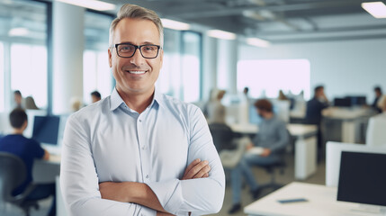 Fototapeta premium portrait of a smiling professional