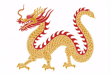 a red and yellow dragon