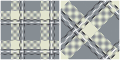 Tartan Pattern Seamless. Tartan Plaid Vector Seamless Pattern. Seamless Tartan Illustration Vector Set for Scarf, Blanket, Other Modern Spring Summer Autumn Winter Holiday Fabric Print.