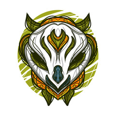insect mask logo design for your merchandise