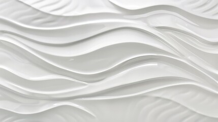 Abstract White Swirling Background.