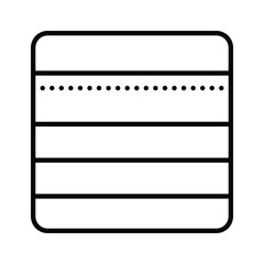Notepad icon design in editable design style, ready for premium use