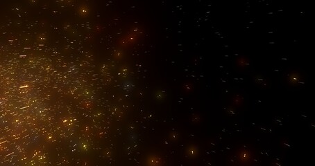 Flying inside digital data tunnel. © vegefox.com