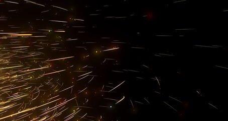 Flying inside digital data tunnel.