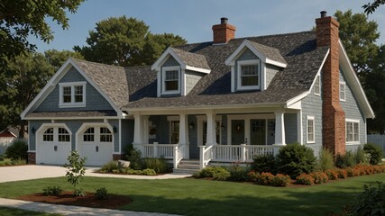 Obraz premium Cape Cod Style House