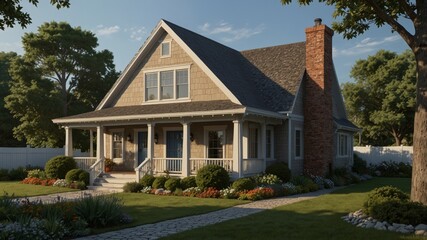 Cape Cod Style House