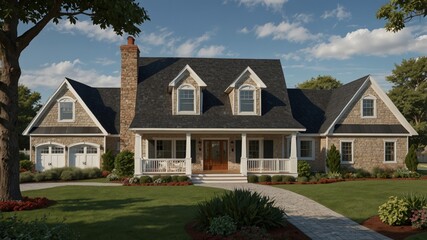 Cape Cod Style House