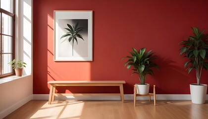 modern living room with furniture