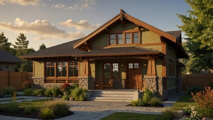 Craftsman Bungalow House