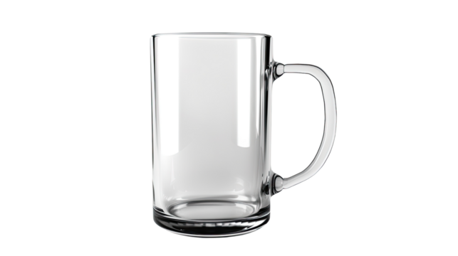 Glass cup transparent background