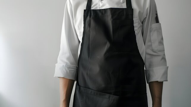 apron clean mockup aprons black White accessory adult apparel background baker bib blank branding bright business butcher casual attire chef chopping 