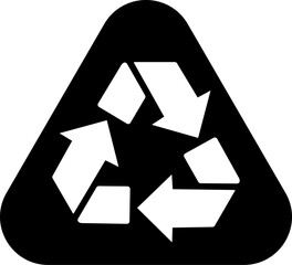Recycle icon illustrating eco-friendly practices, suitable for environmental initiatives and sustainability projects