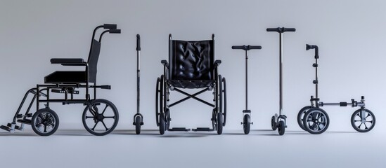 Assistive Mobility Devices in a Row