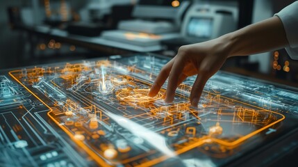 Augmented reality interface, guiding assembly process, digital